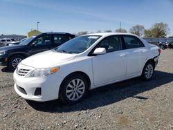 Salvage cars for sale at Sacramento, CA auction: 2013 Toyota Corolla Base