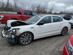 Salvage cars for sale at Leroy, NY auction: 2009 Honda Accord EXL