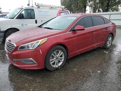 Salvage cars for sale from Copart Rancho Cucamonga, CA: 2015 Hyundai Sonata SE