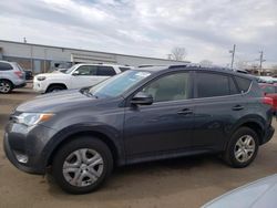 Salvage cars for sale at New Britain, CT auction: 2015 Toyota Rav4 LE