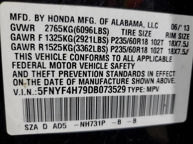 2013 Honda Pilot Exln