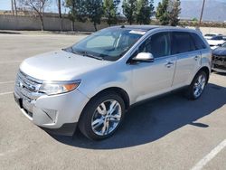 Salvage cars for sale at Rancho Cucamonga, CA auction: 2013 Ford Edge Limited