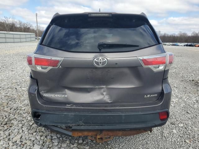 2015 Toyota Highlander LE