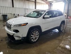 Carros salvage sin ofertas aún a la venta en subasta: 2015 Jeep Cherokee Limited