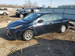 Salvage cars for sale at Chicago Heights, IL auction: 2019 Toyota Prius