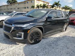 Salvage cars for sale at Opa Locka, FL auction: 2023 Chevrolet Traverse LS