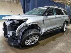 Salvage cars for sale at Woodhaven, MI auction: 2023 Ford Explorer Limited