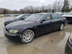 BMW 7 Series Vehiculos salvage en venta: 2002 BMW 745 LI