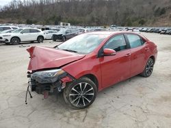 Salvage cars for sale at Hurricane, WV auction: 2017 Toyota Corolla L