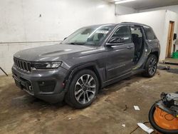 Salvage cars for sale at Ham Lake, MN auction: 2023 Jeep Grand Cherokee Overland