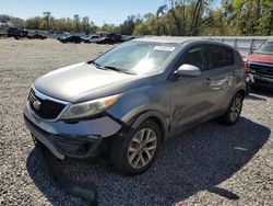 Salvage cars for sale at Riverview, FL auction: 2015 KIA Sportage LX