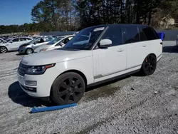 Land Rover salvage cars for sale: 2017 Land Rover Range Rover Supercharged