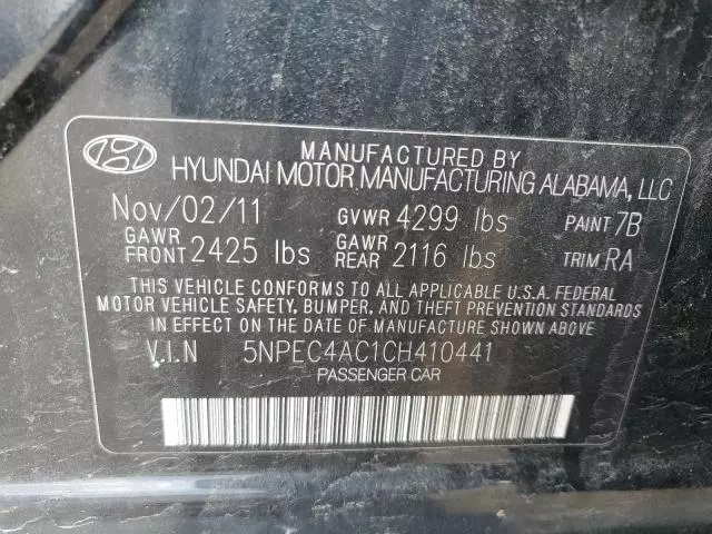 2012 Hyundai Sonata SE