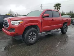 Toyota Tacoma salvage cars for sale: 2017 Toyota Tacoma Double Cab