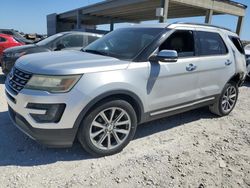 Salvage cars for sale at West Palm Beach, FL auction: 2016 Ford Explorer Limited