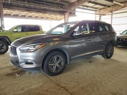 Salvage cars for sale at American Canyon, CA auction: 2019 Infiniti QX60 Luxe