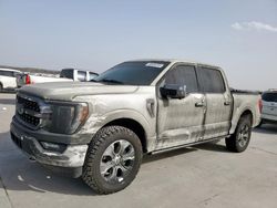 Salvage cars for sale at Grand Prairie, TX auction: 2021 Ford F150 Supercrew