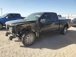 Salvage cars for sale at Andrews, TX auction: 2021 Ford F150 Super Cab