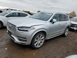 Salvage cars for sale at Brighton, CO auction: 2019 Volvo XC90 T8 Inscription