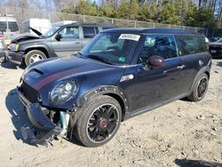 Salvage cars for sale at Waldorf, MD auction: 2012 Mini Cooper S Clubman