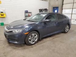 Salvage cars for sale at Blaine, MN auction: 2016 Honda Civic LX