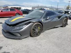 Salvage cars for sale at Sun Valley, CA auction: 2021 Ferrari F8 Spider