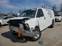 Salvage trucks for sale at Bridgeton, MO auction: 2013 Chevrolet Express G2500