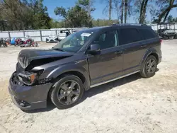 Salvage cars for sale at Ocala, FL auction: 2014 Dodge Journey Crossroad