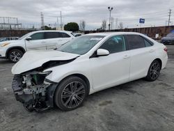 Salvage cars for sale at Wilmington, CA auction: 2016 Toyota Camry LE