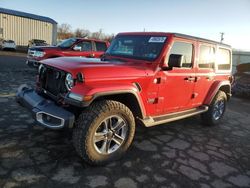 Salvage cars for sale at Pennsburg, PA auction: 2018 Jeep Wrangler Unlimited Sahara