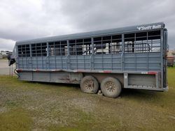 Salvage trucks for sale at Sacramento, CA auction: 2022 Rawmaxx Livestock Trailer