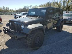 Salvage cars for sale at Riverview, FL auction: 2015 Jeep Wrangler Unlimited Sport