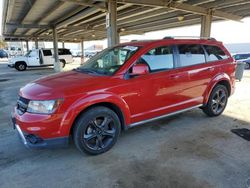 Salvage cars for sale at Hayward, CA auction: 2018 Dodge Journey Crossroad