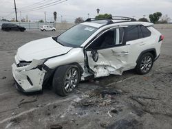 Salvage cars for sale at Colton, CA auction: 2021 Toyota Rav4 XLE Premium