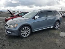 Volkswagen salvage cars for sale: 2017 Volkswagen Golf Alltrack S