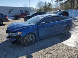 Salvage cars for sale at Lyman, ME auction: 2017 Ford Fusion Sport