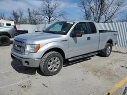 Salvage trucks for sale at Bridgeton, MO auction: 2014 Ford F150 Super Cab