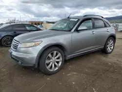 Salvage cars for sale at San Martin, CA auction: 2003 Infiniti FX35