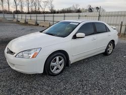 Salvage cars for sale at Spartanburg, SC auction: 2003 Honda Accord EX