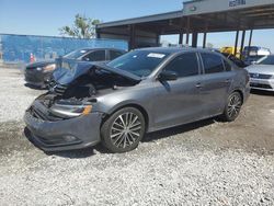 Carros salvage a la venta en subasta: 2016 Volkswagen Jetta Sport