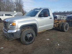 Salvage trucks for sale at East Granby, CT auction: 2015 GMC Sierra K3500