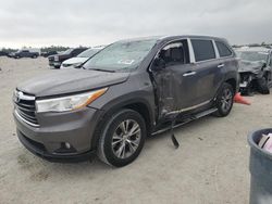 2015 Toyota Highlander XLE en venta en Arcadia, FL