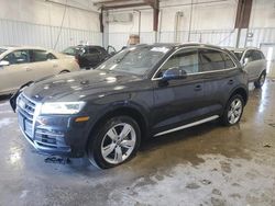 Salvage cars for sale at Franklin, WI auction: 2018 Audi Q5 Premium Plus