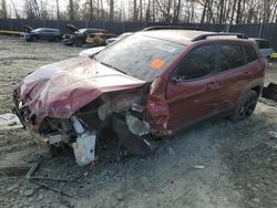 Salvage cars for sale at Waldorf, MD auction: 2020 Jeep Cherokee Latitude Plus