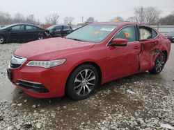 Salvage cars for sale at Chicago Heights, IL auction: 2017 Acura TLX