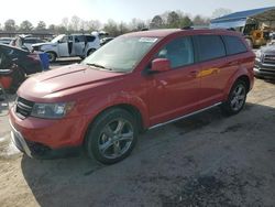 Salvage cars for sale at Florence, MS auction: 2017 Dodge Journey Crossroad