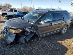 Salvage cars for sale at Columbus, OH auction: 2015 Ford Explorer Limited