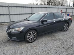 Salvage cars for sale at Gastonia, NC auction: 2015 Honda Accord Sport