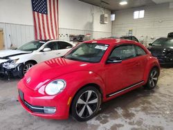 Salvage cars for sale at Des Moines, IA auction: 2012 Volkswagen Beetle Turbo