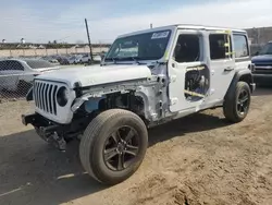 Jeep Wrangler Unlimited Sport salvage cars for sale: 2022 Jeep Wrangler Unlimited Sport